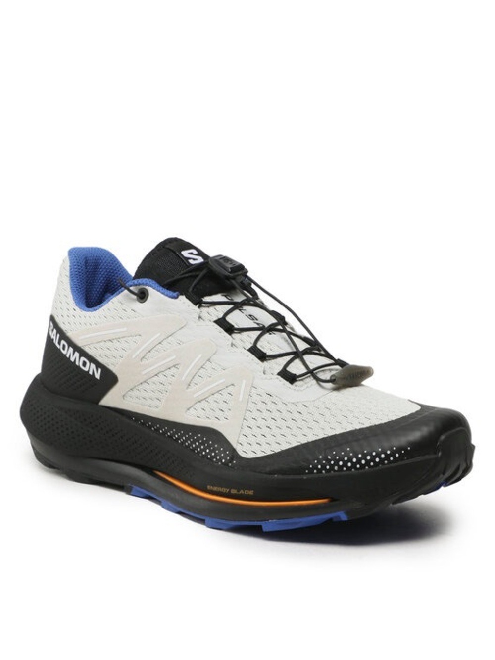 Salomon Pulsar Trail running shoes Lunar Rock Black Dazzling Blue 416027